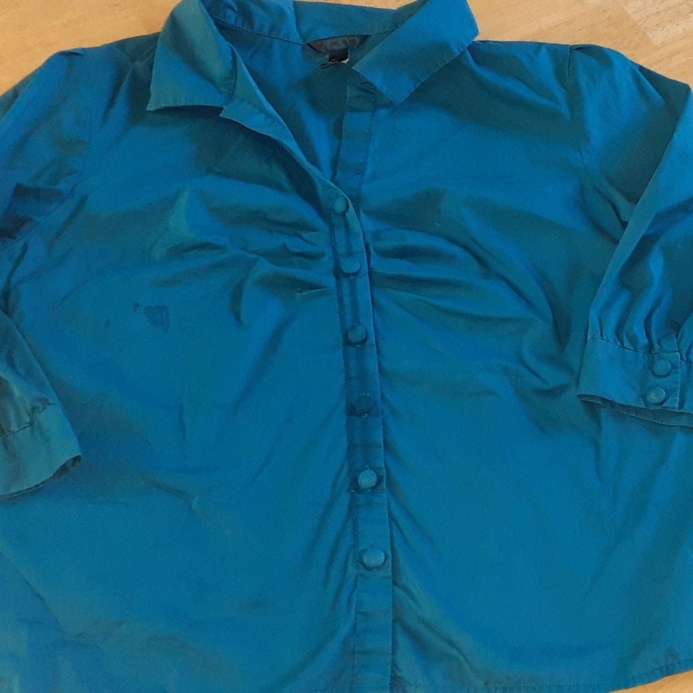 Host Pick. Banana Republic Womans PXL Teal Blouse